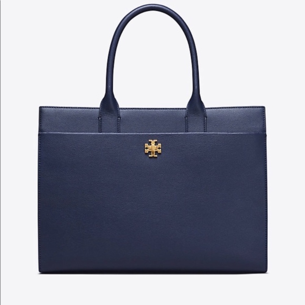 Tory Burch Kira tote. Tags. Navy blue. Perfect.